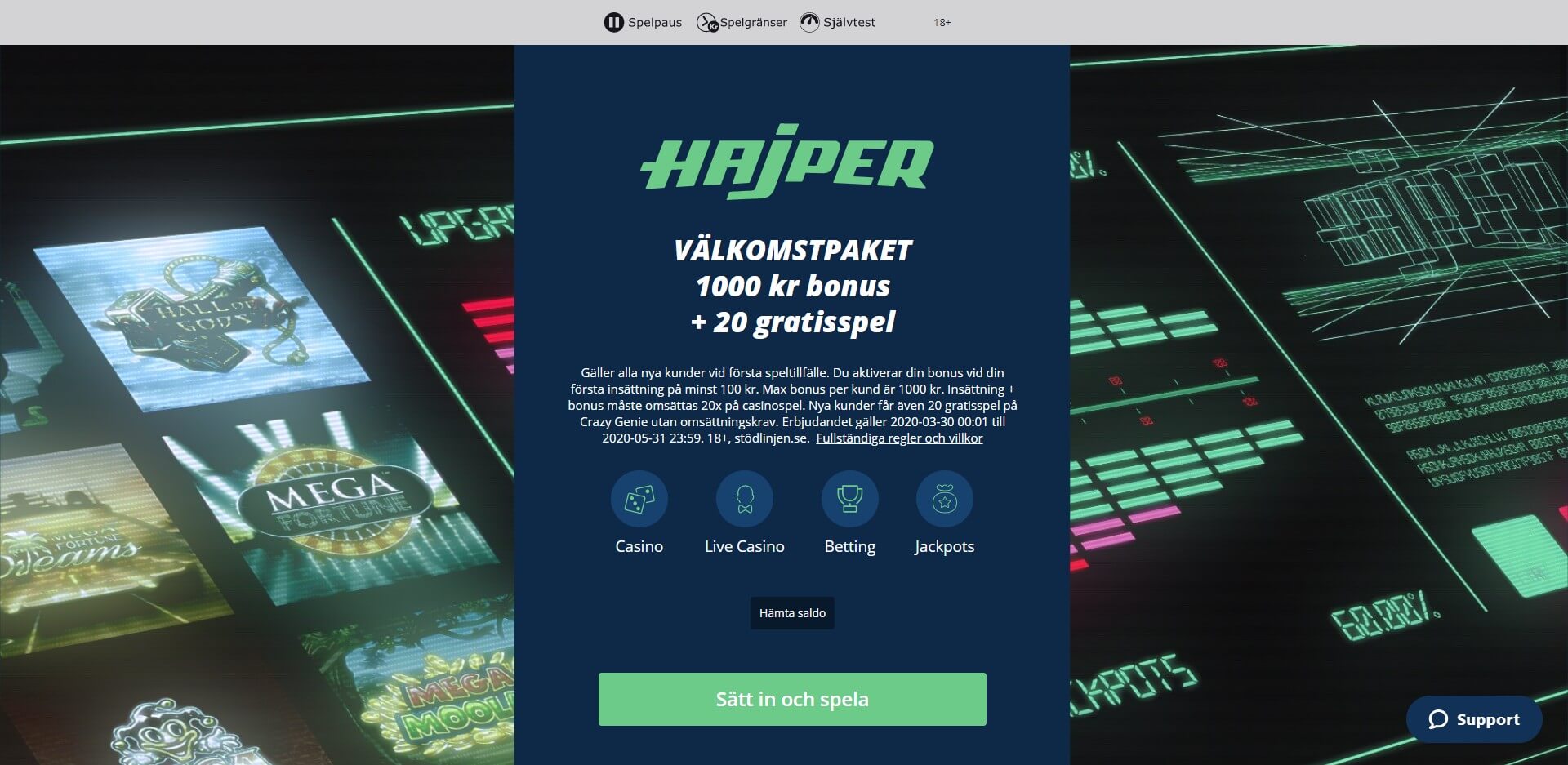 Hajper Casino